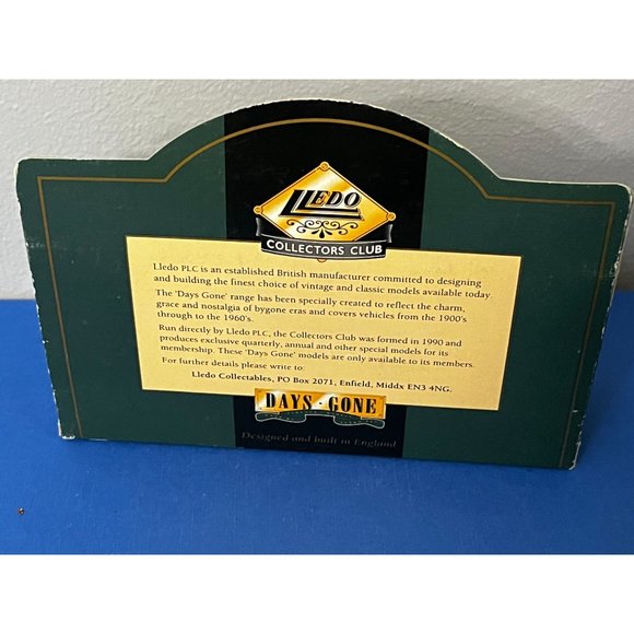 Vintage LLEDO DG014010 1934 A Ford Car Gold Collectors Club 9th Edition - Picture 8 of 10